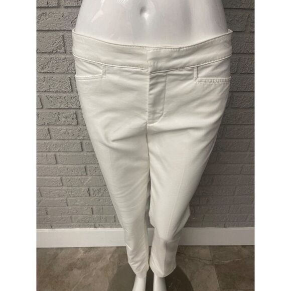 Chaps White Ankle Length Pant Size 6 - Picture 1 of 8